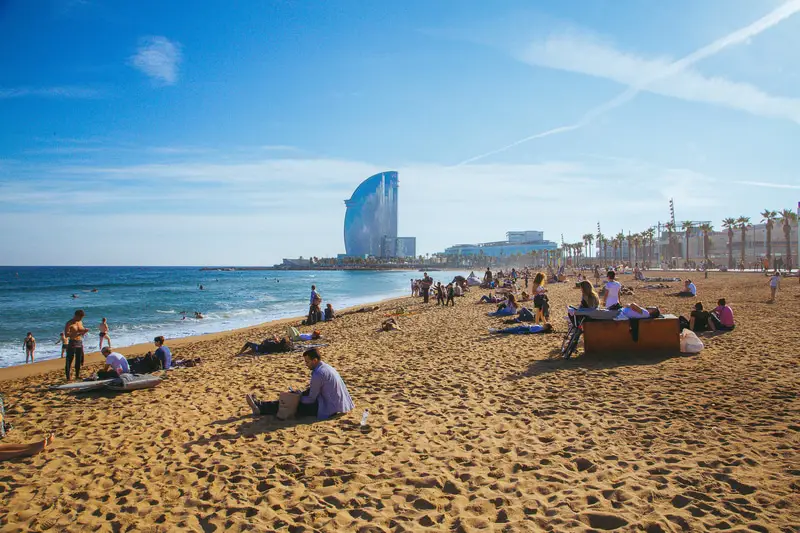beach in barcelona