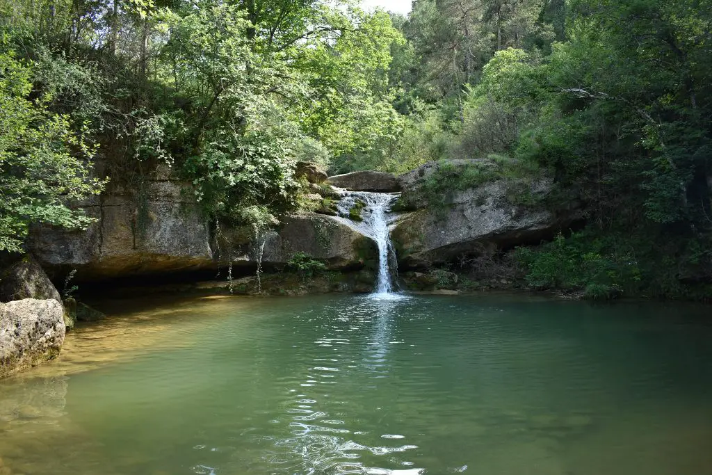 waterfall in Campdevanol